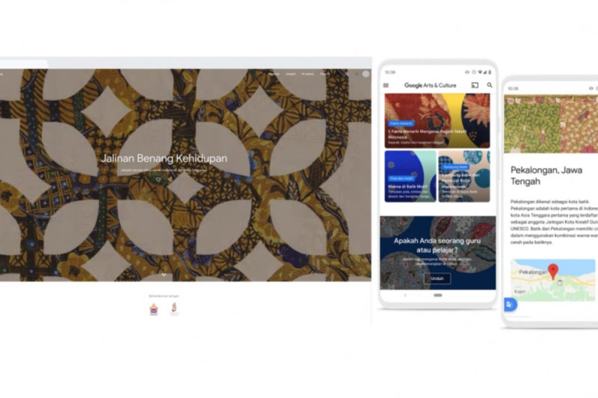 Rayakan Hari Batik Nasional, Google padukan batik dan digitalisasi