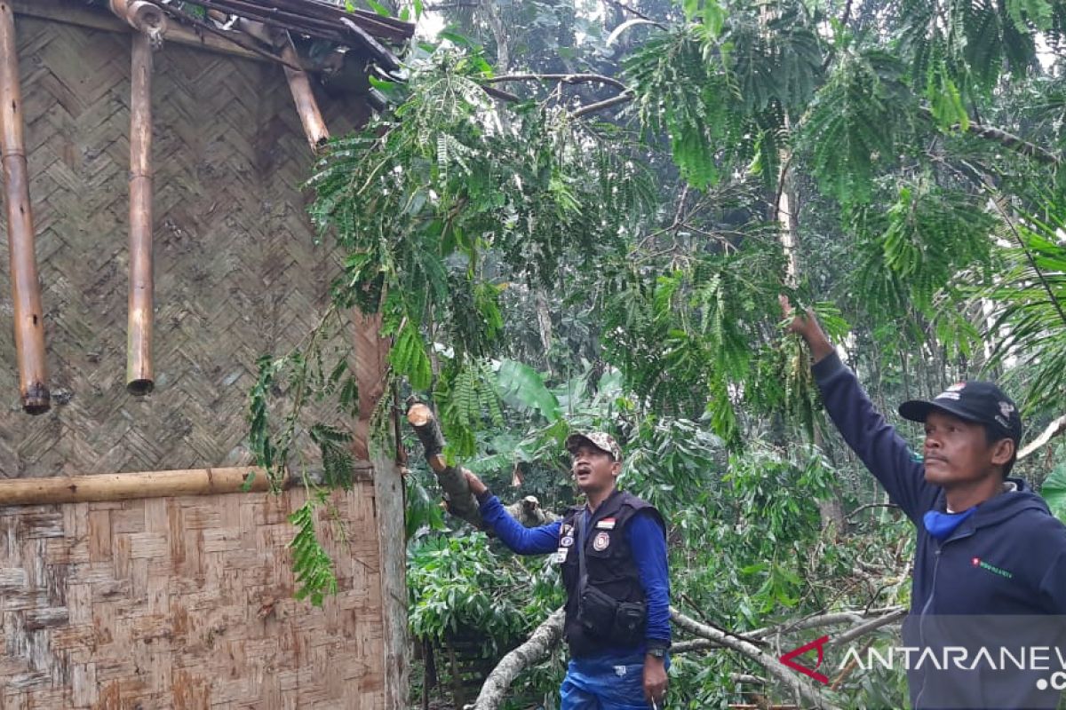 Puluhan rumah di Pandeglang rusak diterjang angin puting beliung