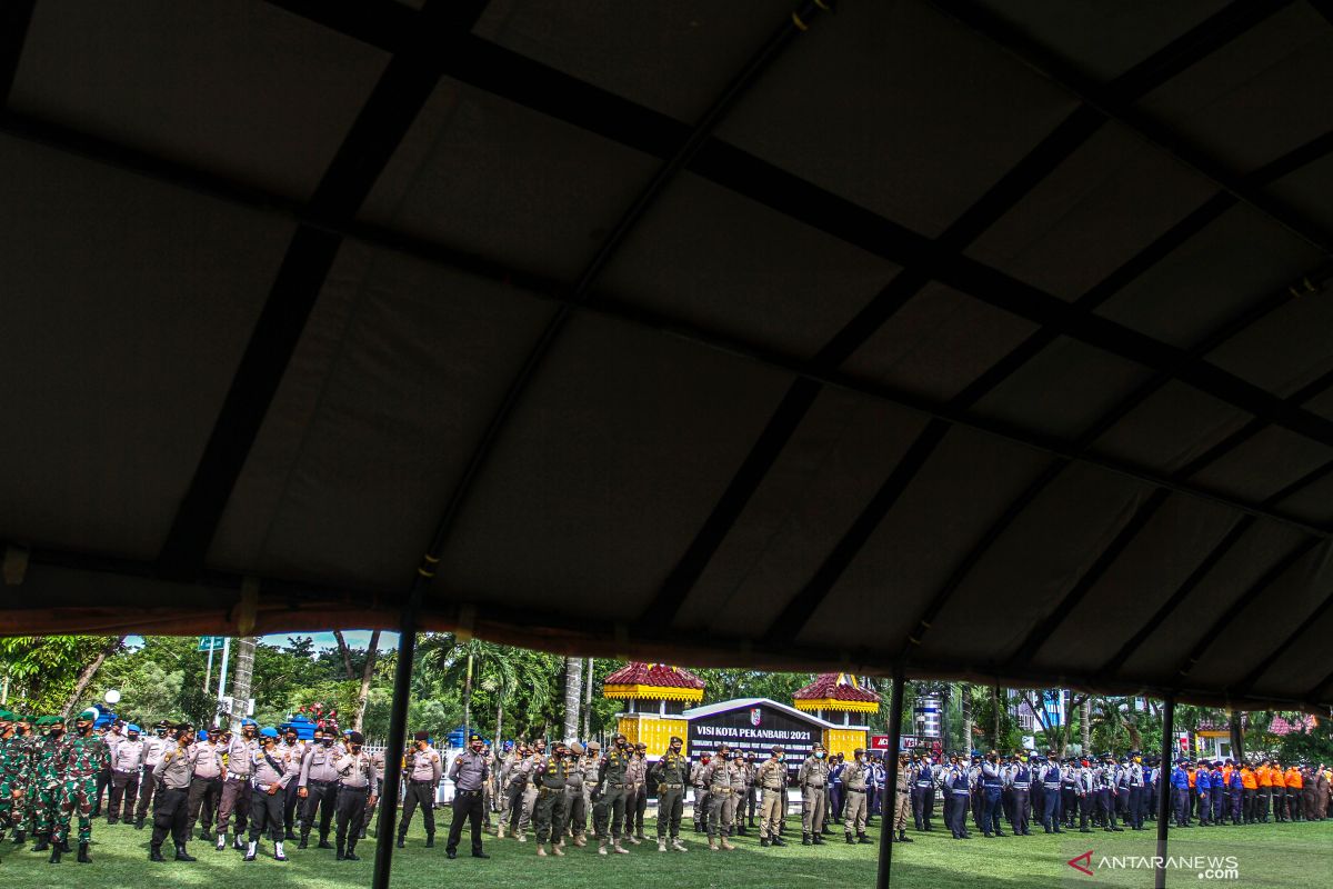 1.476 warga abaikan protokol kesehatan terjaring tim satgas COVID-19 Pekanbaru