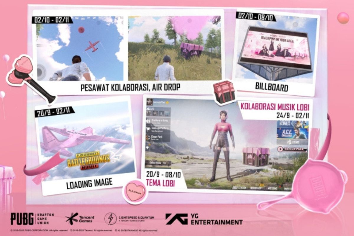 PUBG Mobile hadirkan karakter serba pink untuk penggemar