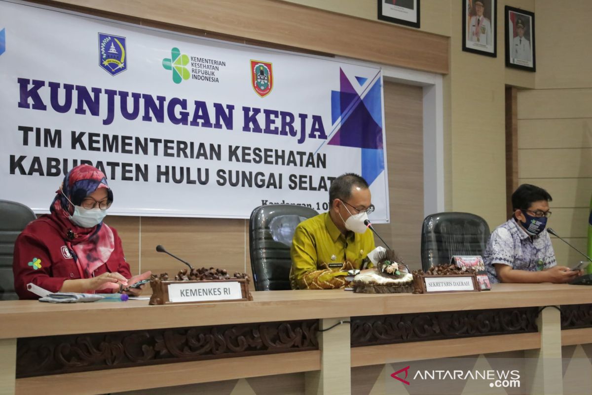 Pemkab HSS terima kunjungan dari Tim Kemenkes RI