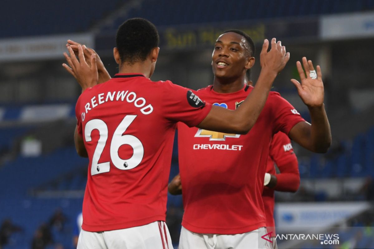 Romelu Lukaku meminta MU jangan rusak "chemistry" Martial dan Greenwood