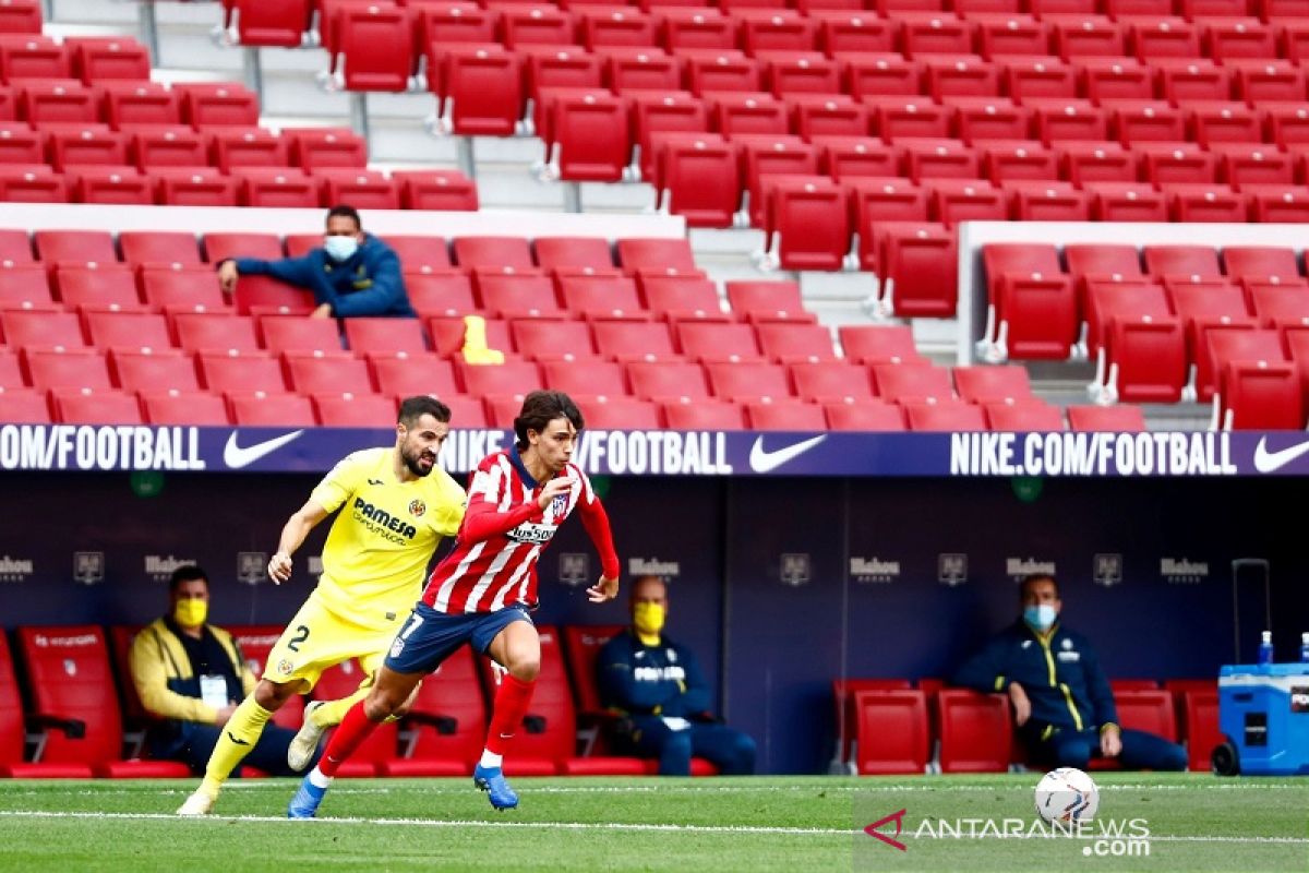 Atletico Madrid main imbang 0-0 dengan Villarreal di Liga Spanyol