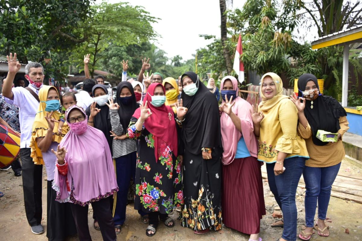 Sabtu pagi Kasmarni sudah Kampanye di Talang Mandi