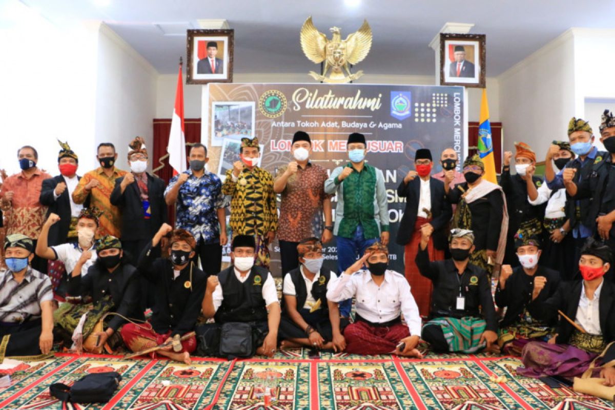 150 tokoh adat, budaya dan agama Pulau Lombok gelorakan Lombok Mercusuar