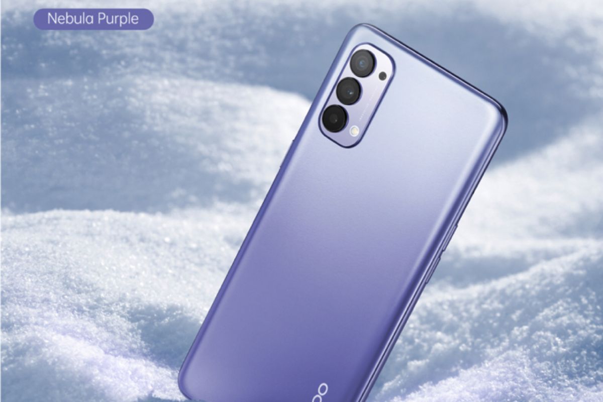 Oppo perkenalkan Reno4 warna Nebula Purple