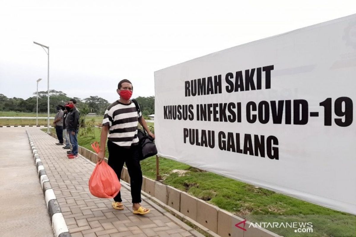 180 orang masih dirawat  di RSKI Pulau Galang