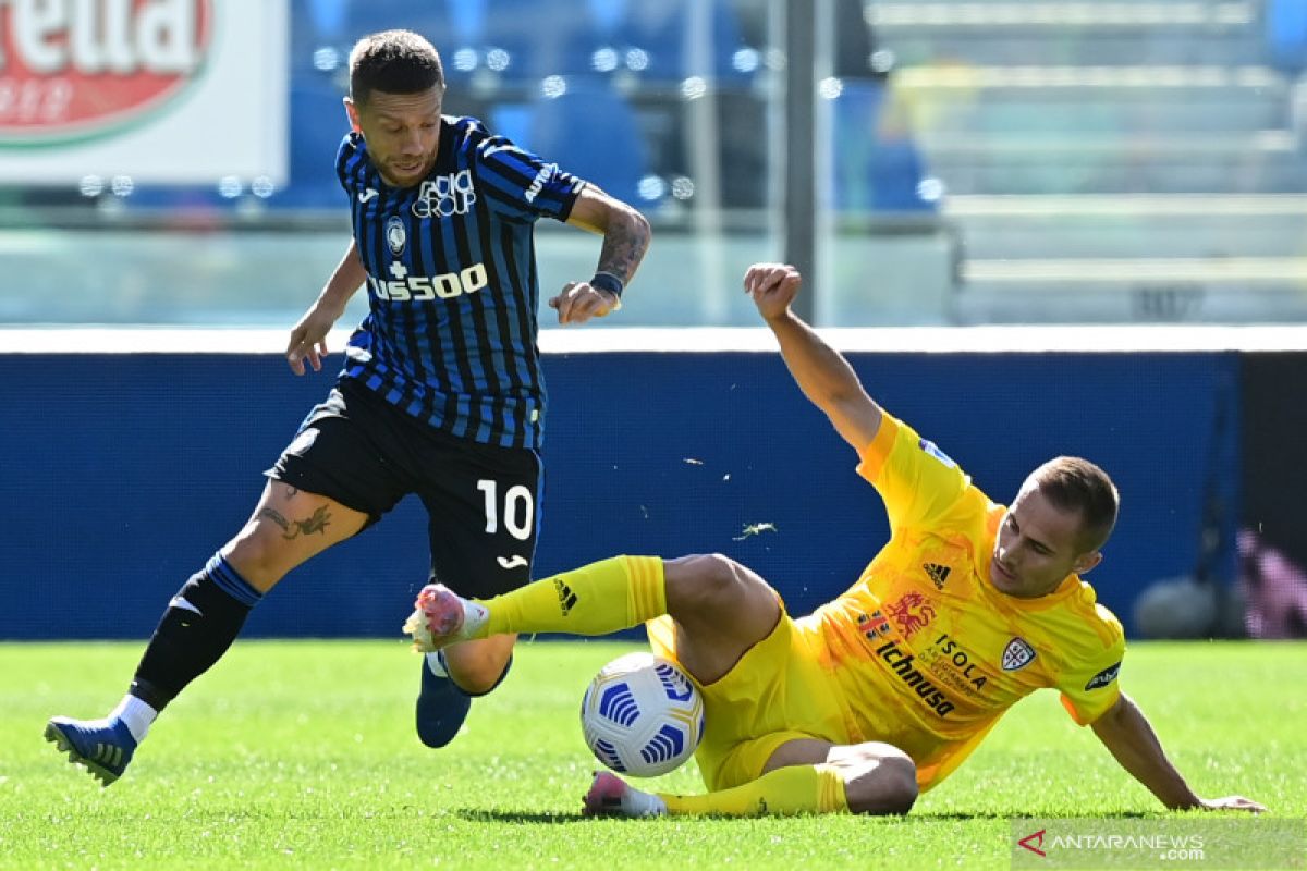 Bekap Cagliari 5-2, Atalanta rebut pucuk klasemen Liga Italia