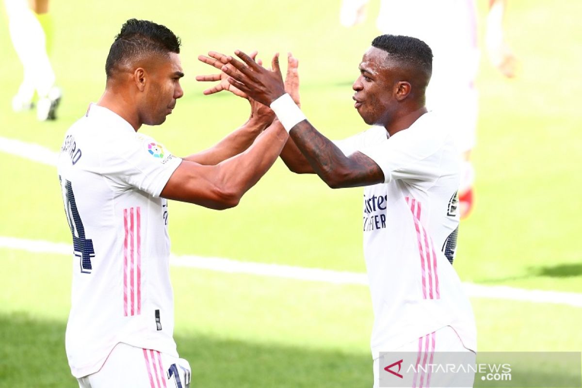 Liga Spanyol - Vinicius kembali jadi pembeda saat Real Madrid tundukkan Levante 2-0