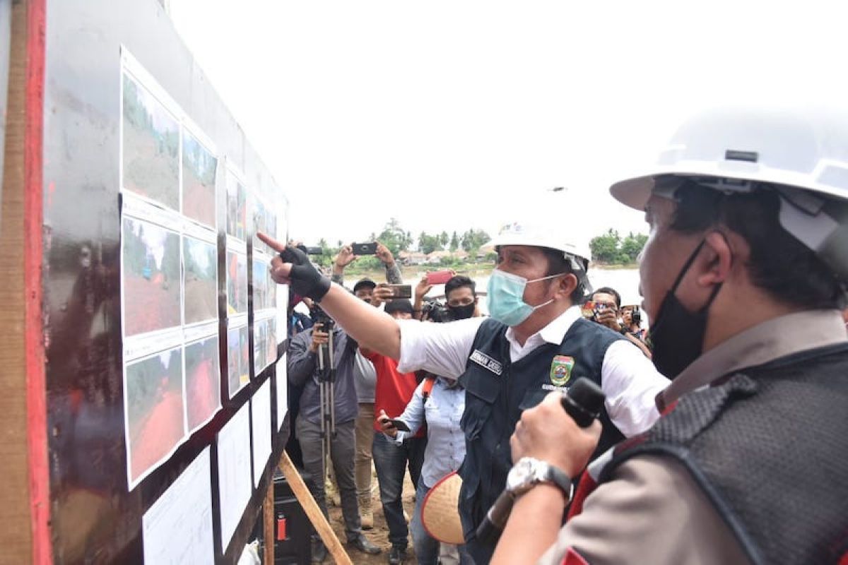 Sumsel anggarkan Rp37 miliar bangun  kembali Jembatan Rantau Bayur di Banyuasin