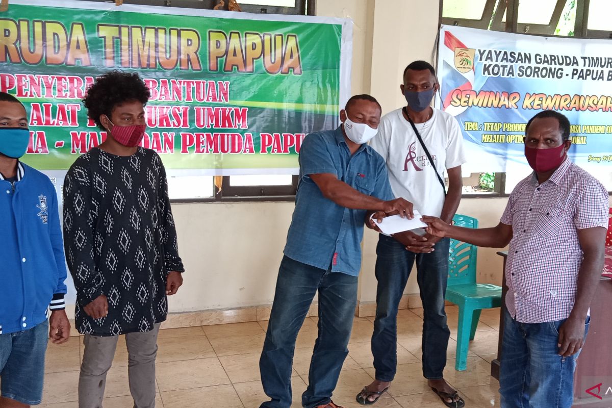 Yayasan Garuda Timur Papua bantu kelompok usaha asli Papua kota Sorong