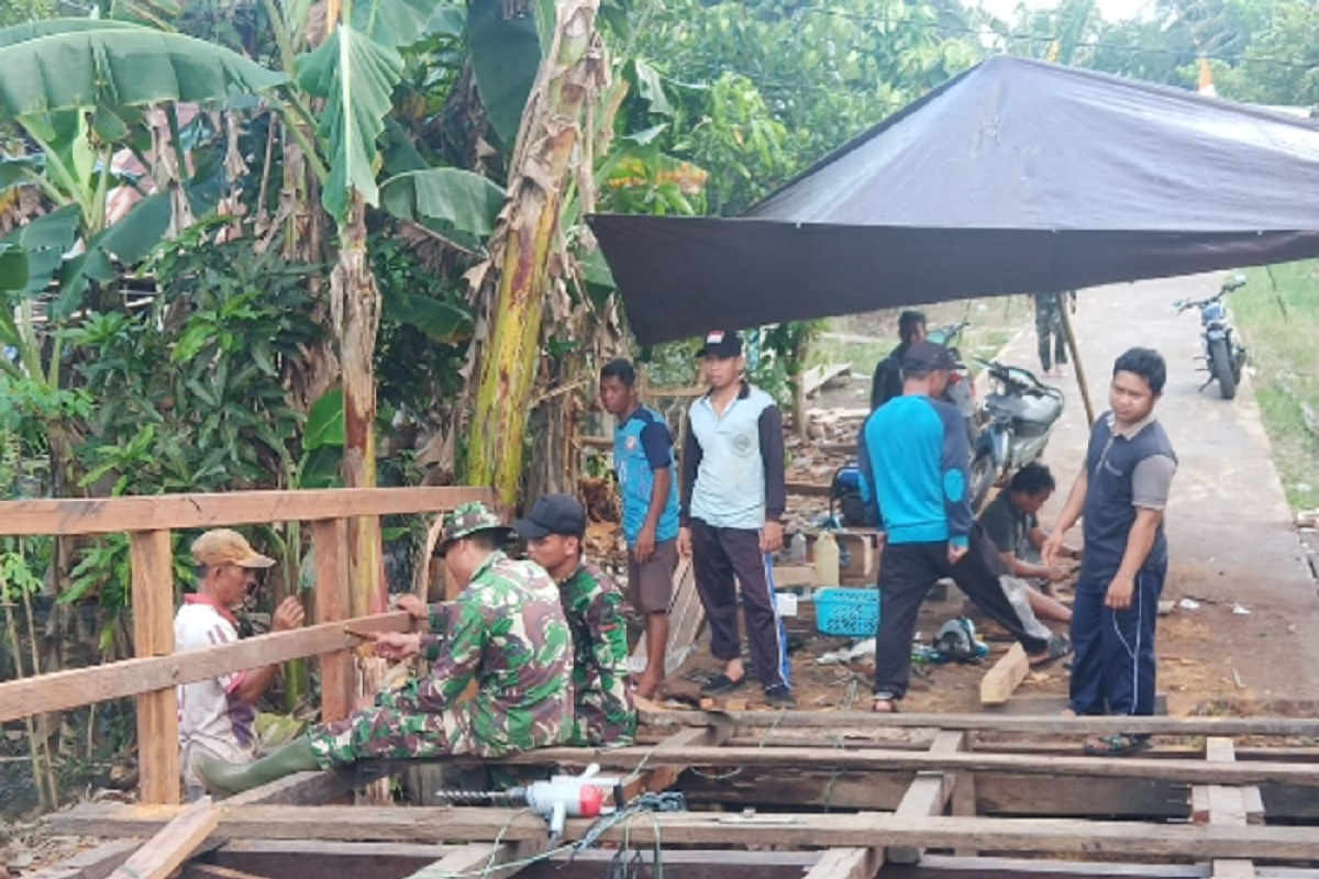 Budaya gotong-royong bangun daerah melalui program TMMD