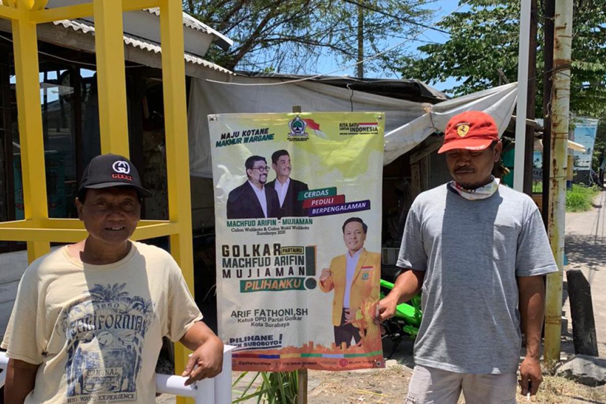 Golkar Surabaya berharap Bawaslu adil tertibkan APK paslon pilkada 2020