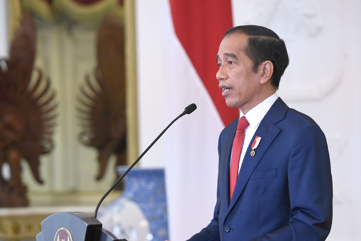 Presiden: Tidak benar  ada penghapusan upah minimum dalam UU Ciptaker