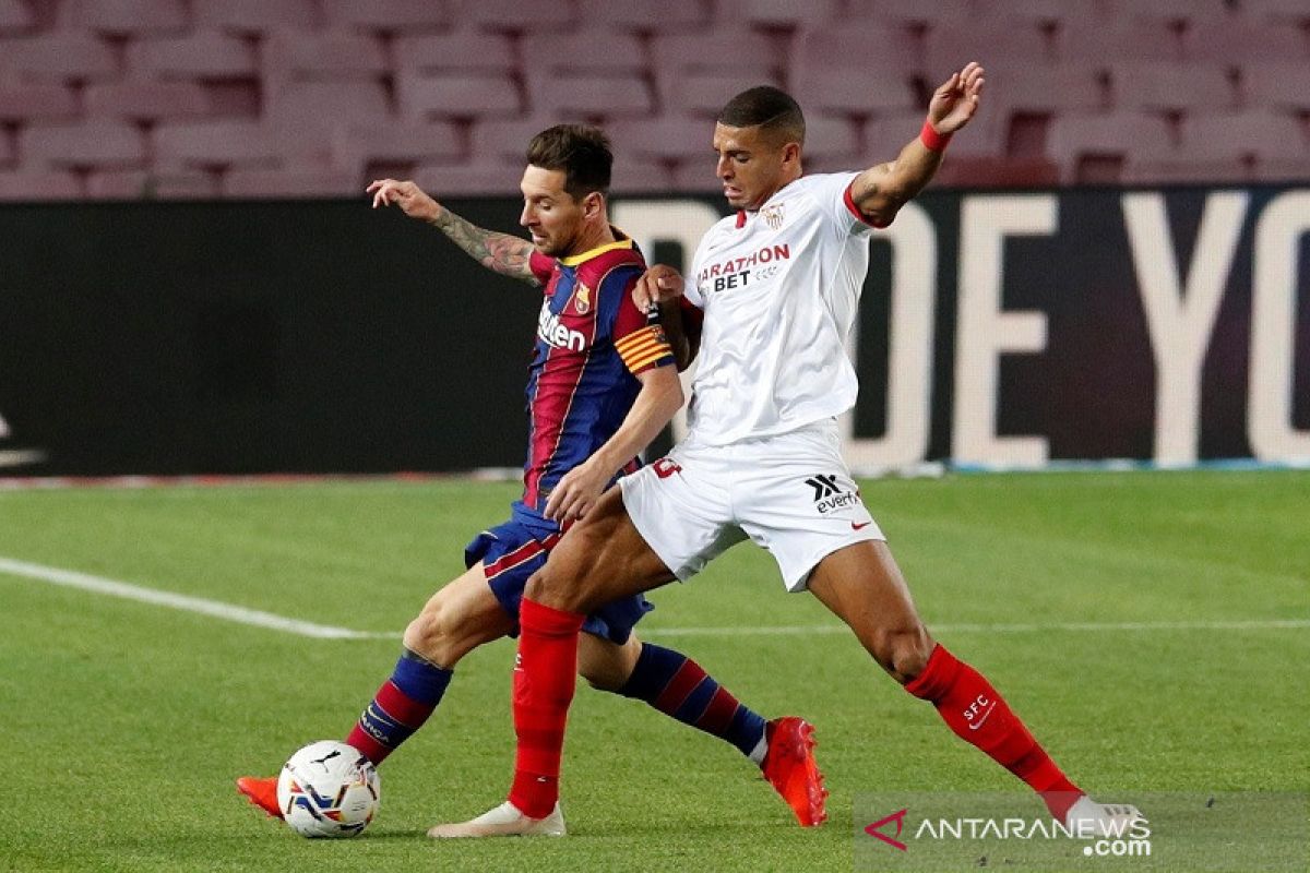 Liga Spanyol - Barcelona berbagi poin dengan Sevilla 1-1