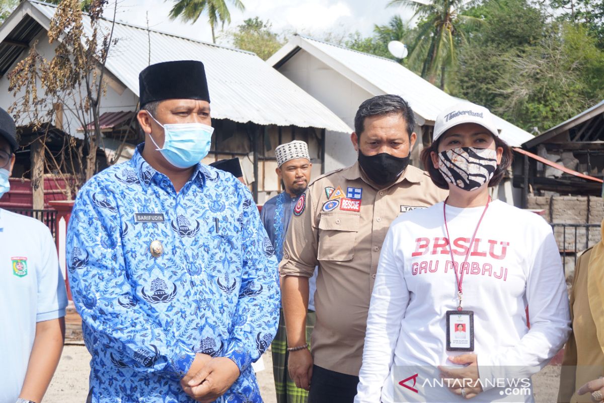 Pemkab Lombok Utara menyiapkan hunian sementara korban kebakaran