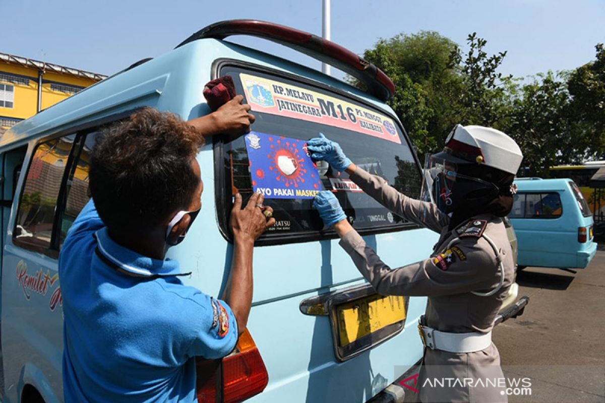 Dishub catat 7.774 pelanggaran PSBB bidang transportasi