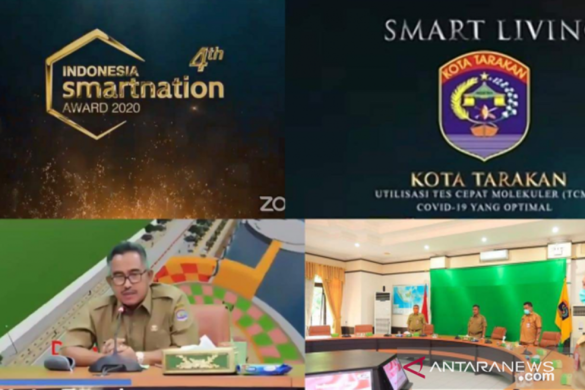 Wali Kota Tarakan terima penghargaan Indonesia Smart Nation Award