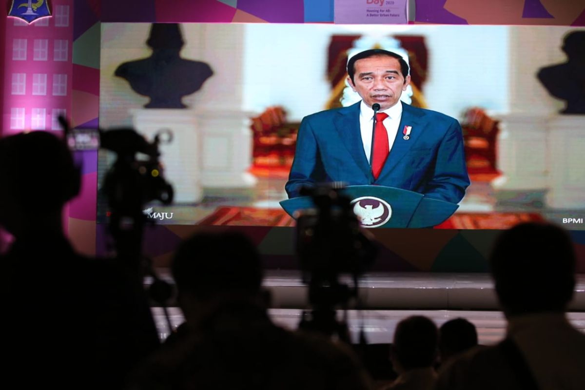 Presiden Jokowi ingatkan pentingnya agenda baru perkotaan di Hari Habitat Dunia