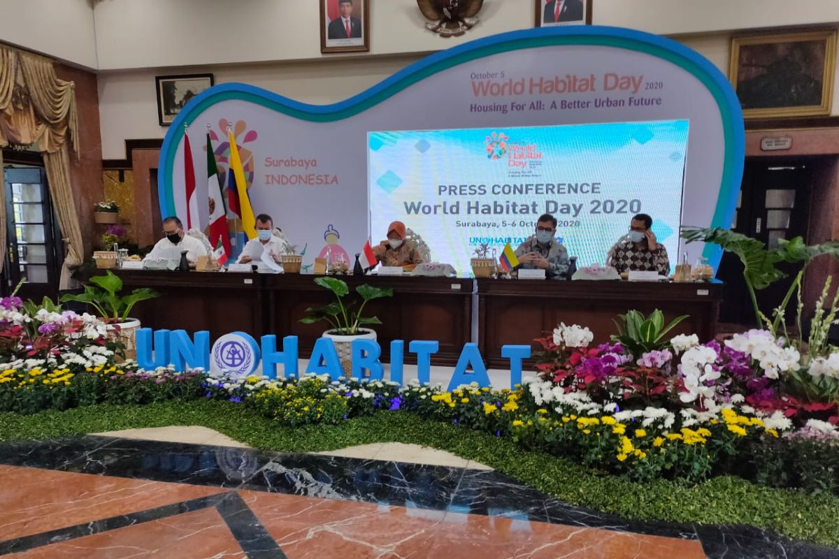 Peringatan Hari Habitat Dunia di Surabaya usung tema pemukiman