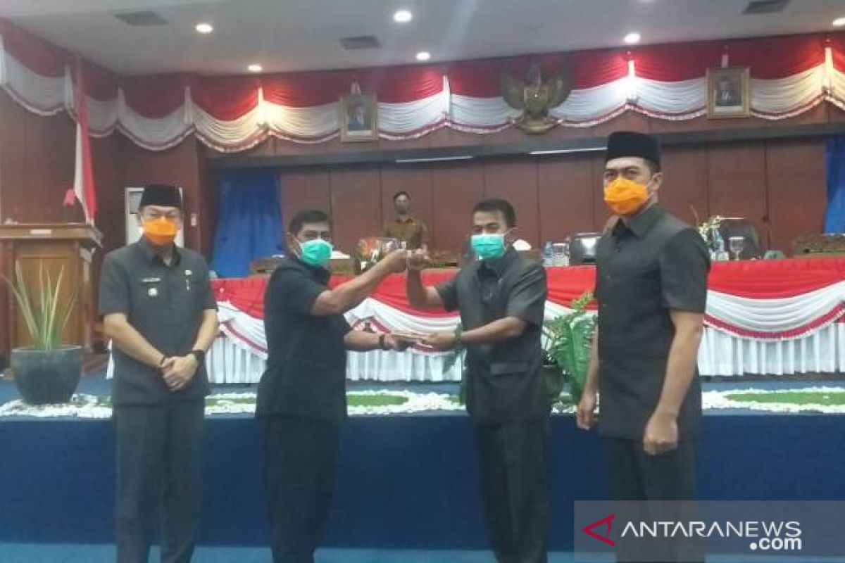 Pemkab Belitung sampaikan tiga Raperda kepada DPRD