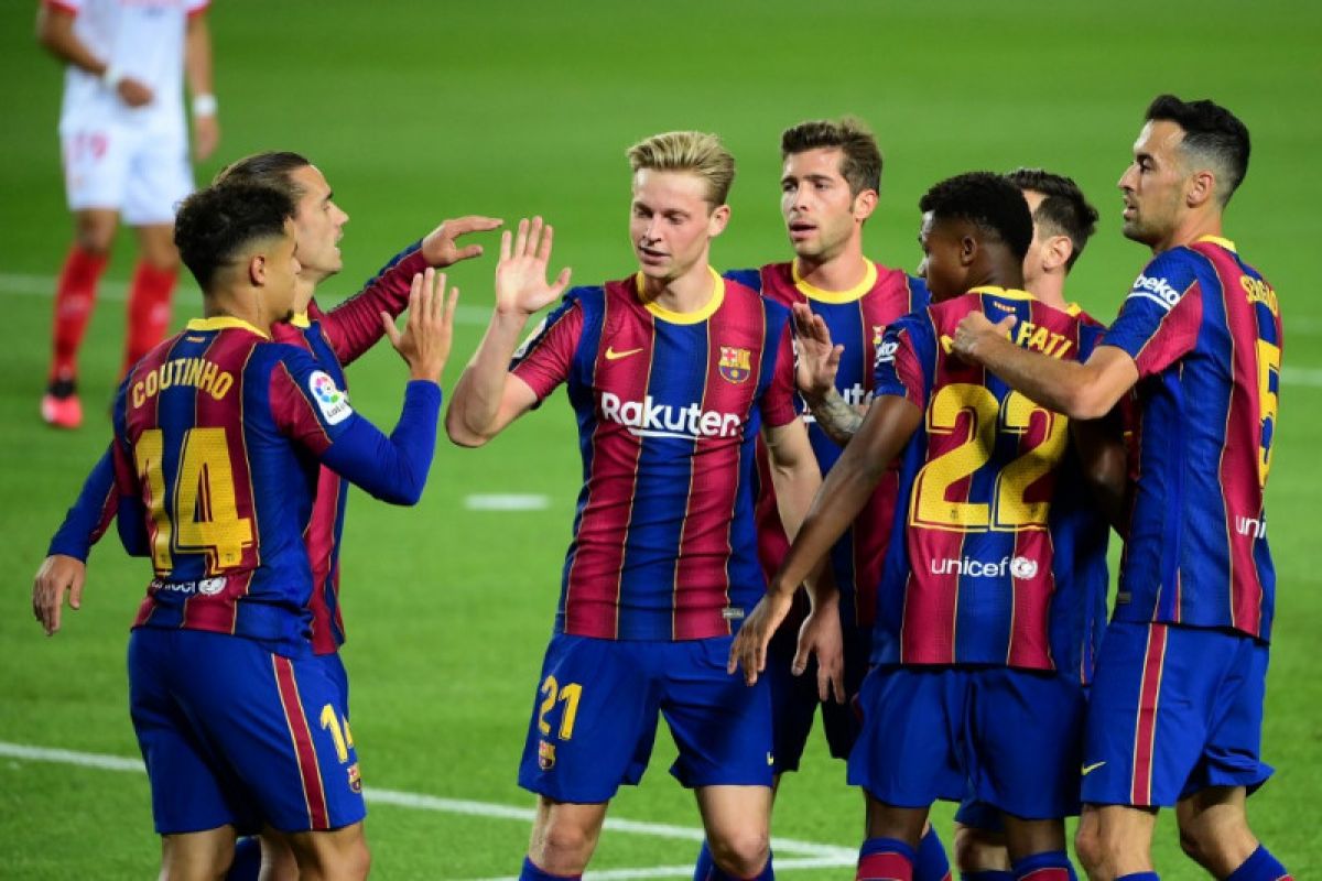 Barcelona rugi Rp1,67 triliun imbas COVID-19