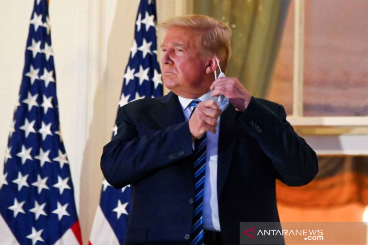 Trump: Saya berhenti minum obat sejak 8 jam lalu