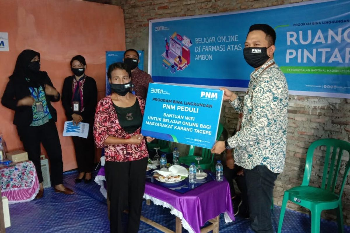 PT. PNM luncurkan rumah belajar online di Ambon