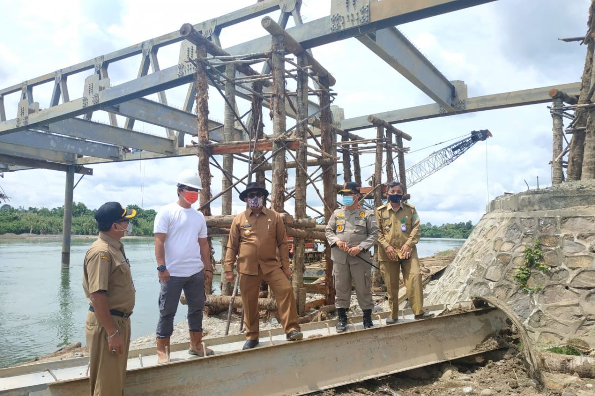 Target pembangunan jembatan Bintah selesai Desember 2020, begini kata Bupati Aceh Jaya