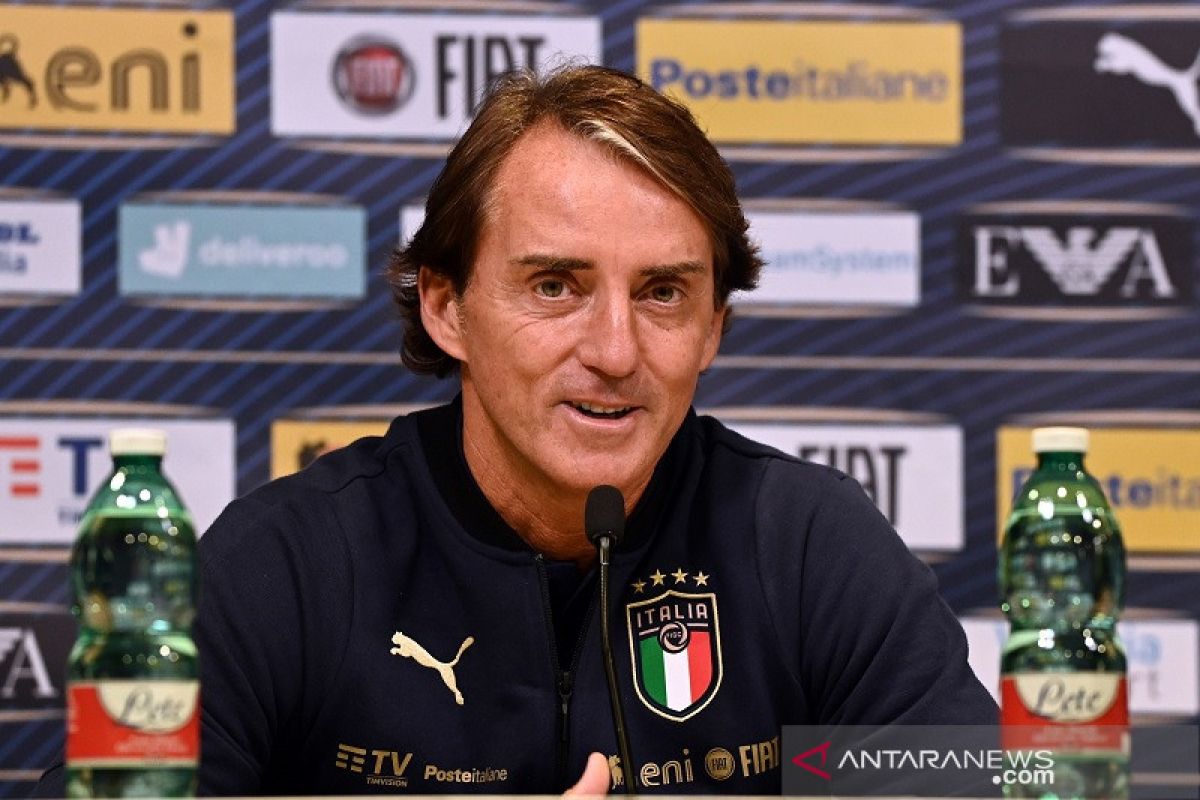 Pelatih Timnas Italia Roberto Mancini dikonfirmasi positif COVID-19