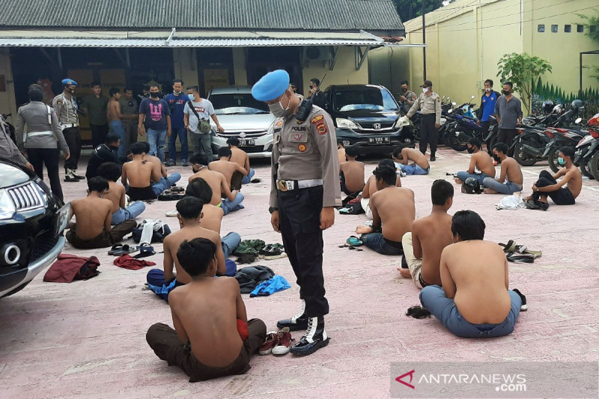 Polresta Jambi tangkap 29 pelajar perusak gedung DPRD Kota Jambi