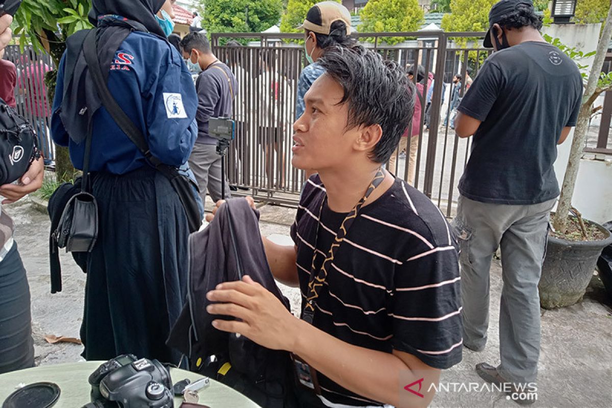 Dua wartawan di Tarakan cedera saat liputan demo penolakan Omnibus Law