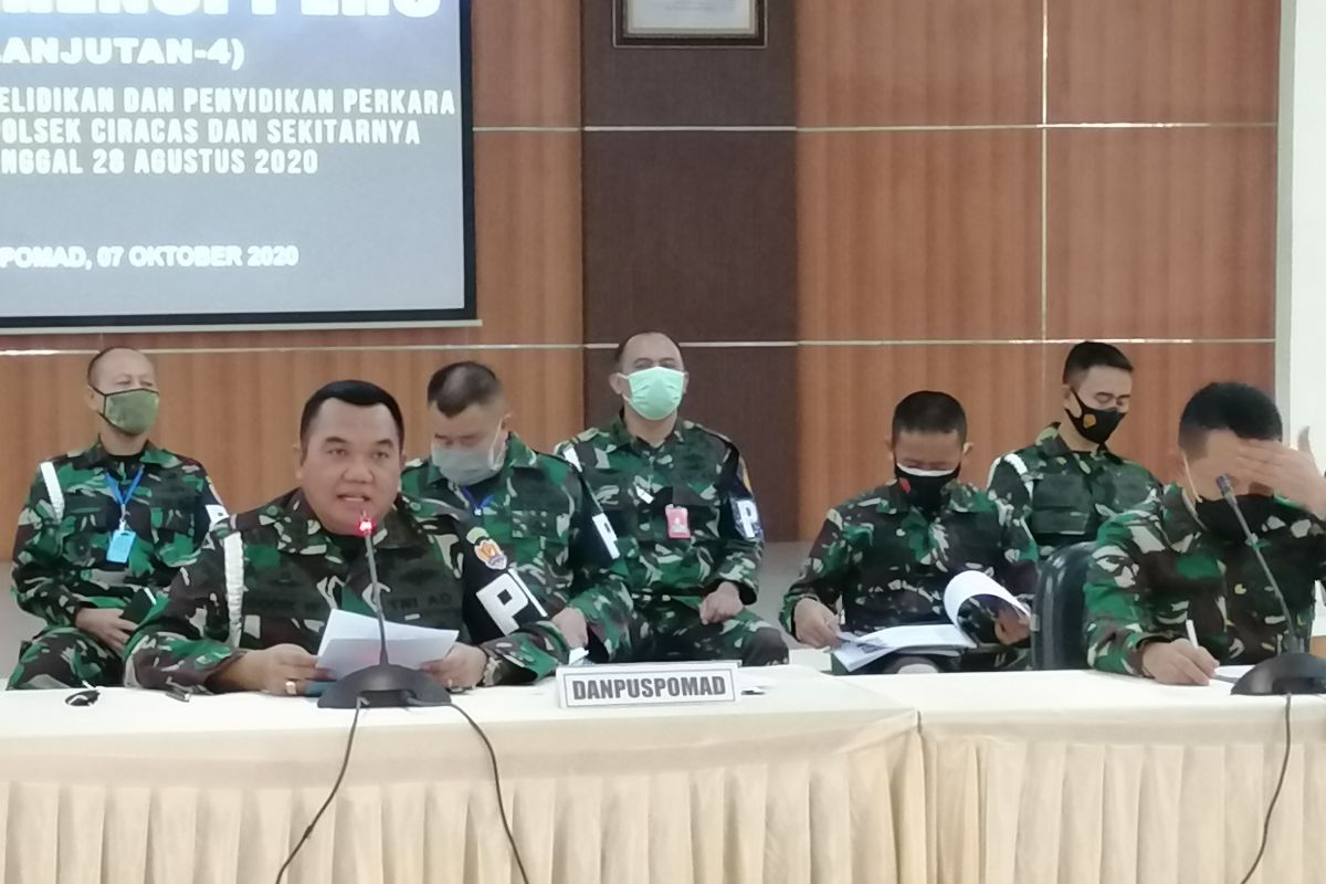 Danpuspomad sebut jumlah tersangka perusakan Mapolsek Ciracas bertambah