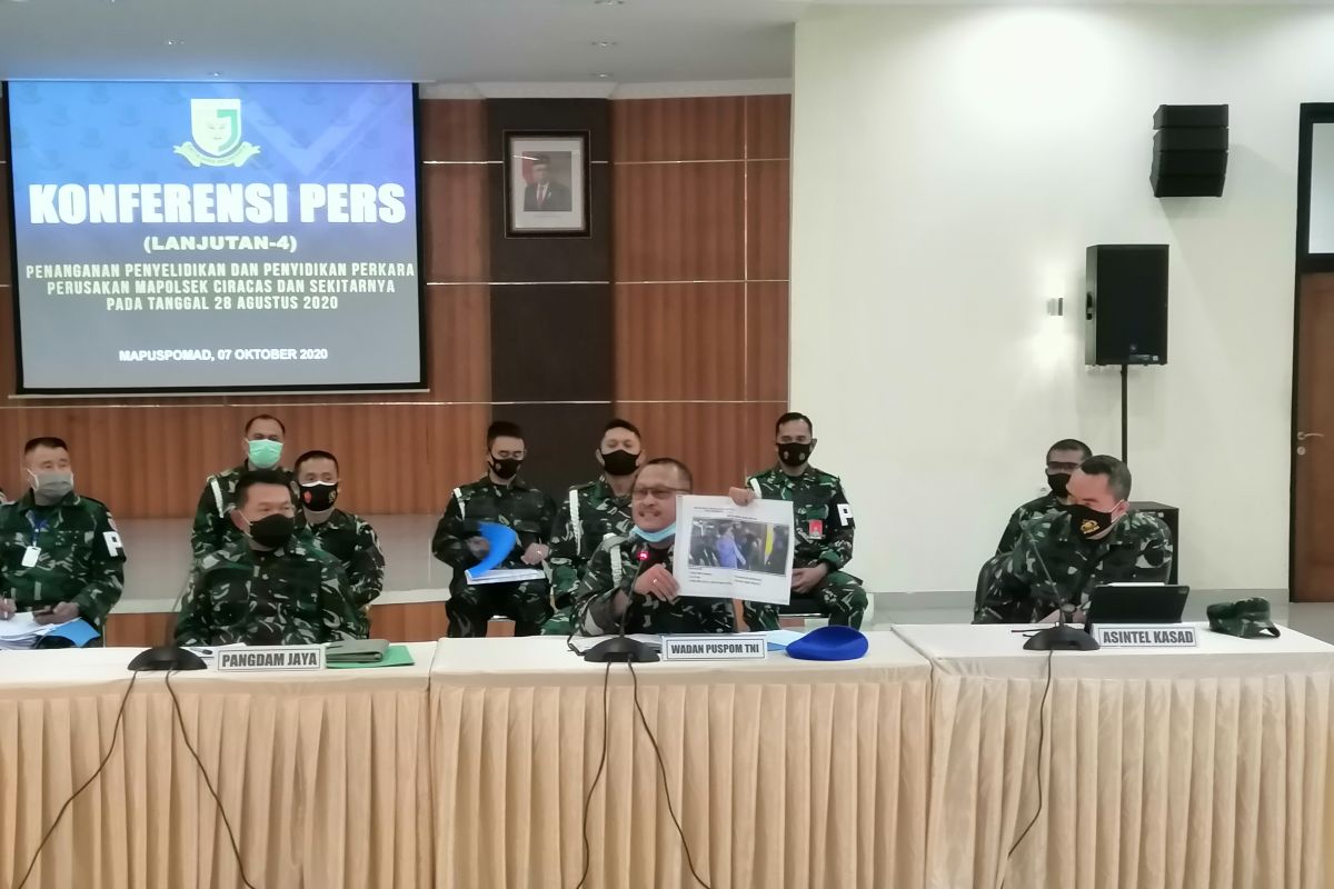 Sebanyak 11 oknum TNI AL dan AU terlibat perusakan Mapolsek Ciracas