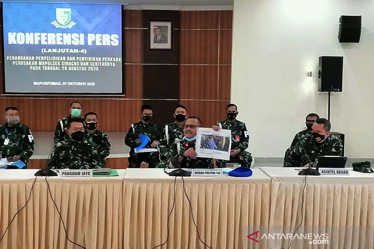 11 oknum TNI AL dan AU terlibat perusakan Mapolsek Ciracas