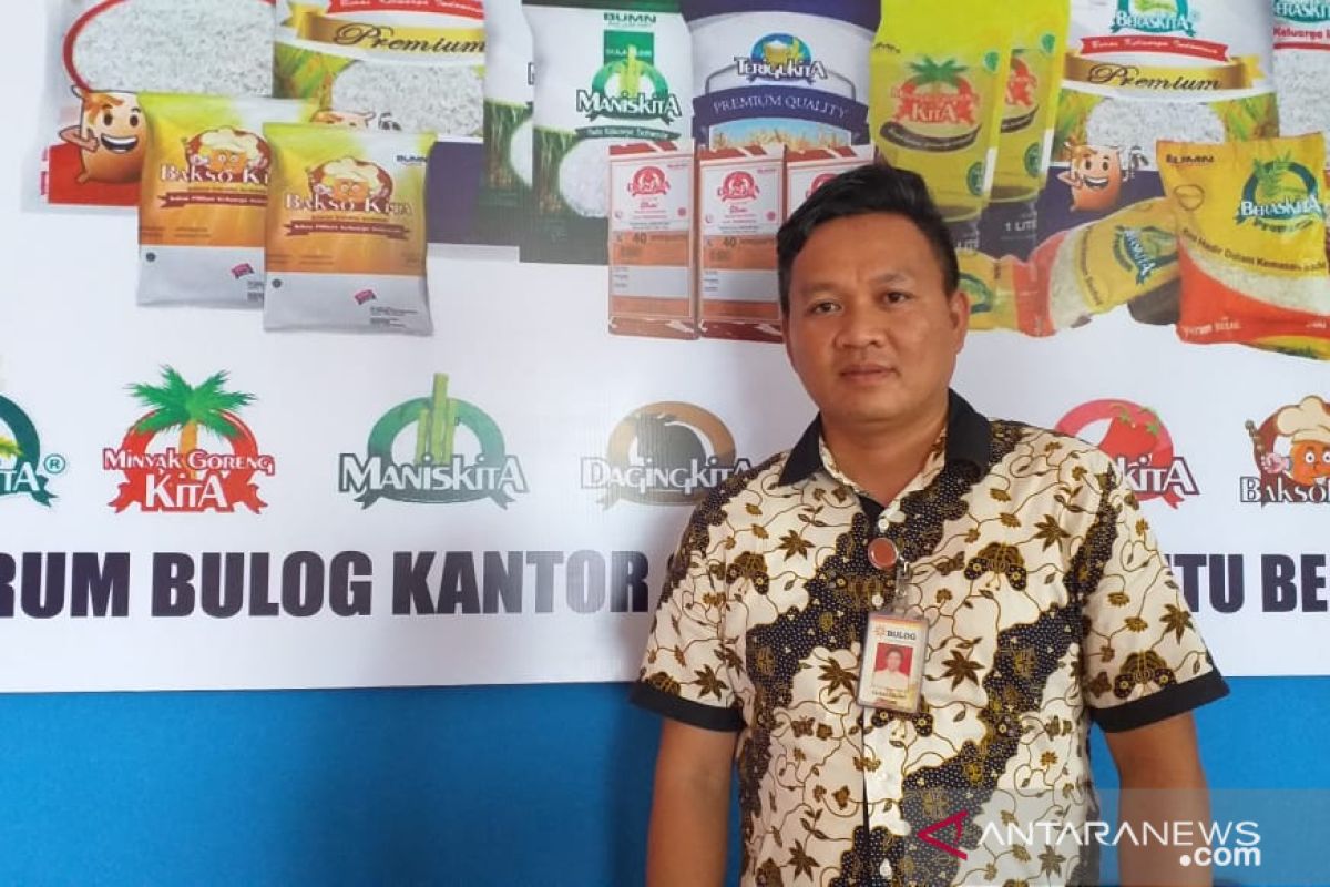 Perum Bulog Belitung salurkan bantuan sosial beras dari Kemensos