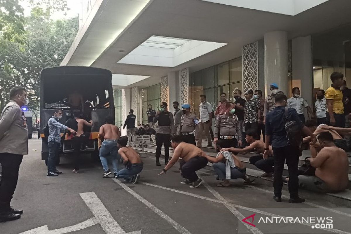 Kapolrestabes: 177 pendemo Omnibus Law di Medan diamankan