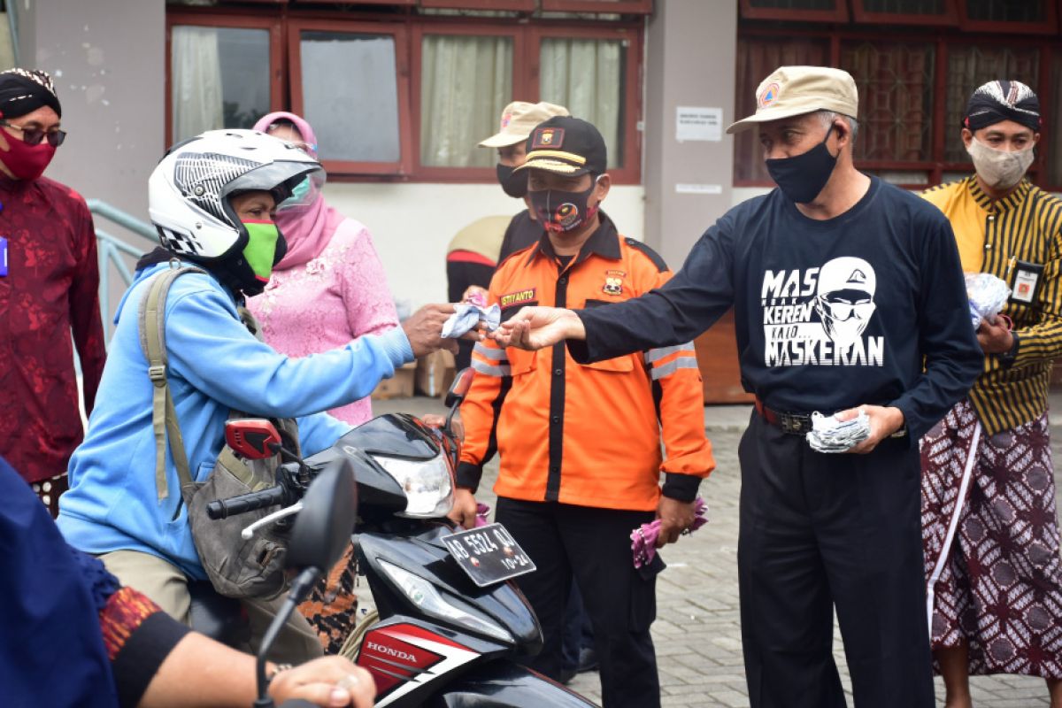 BPBD DIY membagikan 130 ribu masker di Sleman