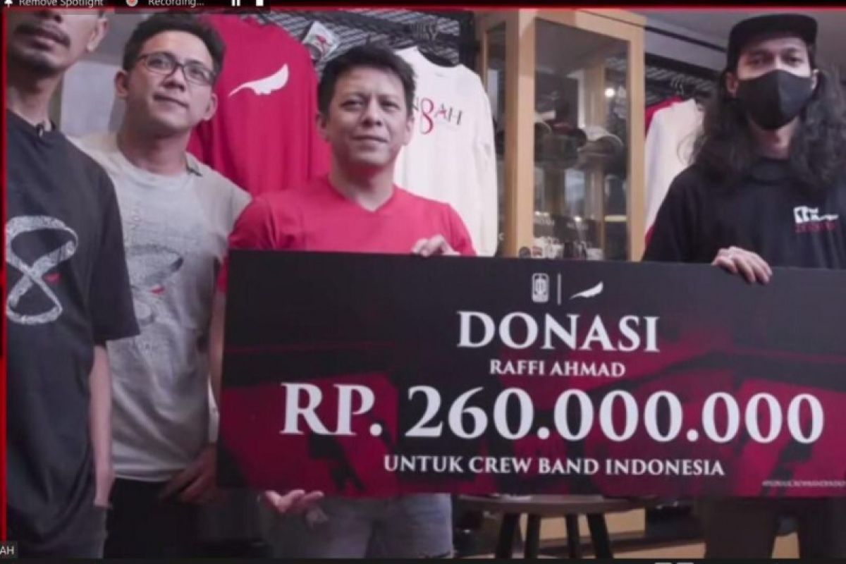Noah kumpulkan donasi Rp700 juta untuk kru band Indonesia