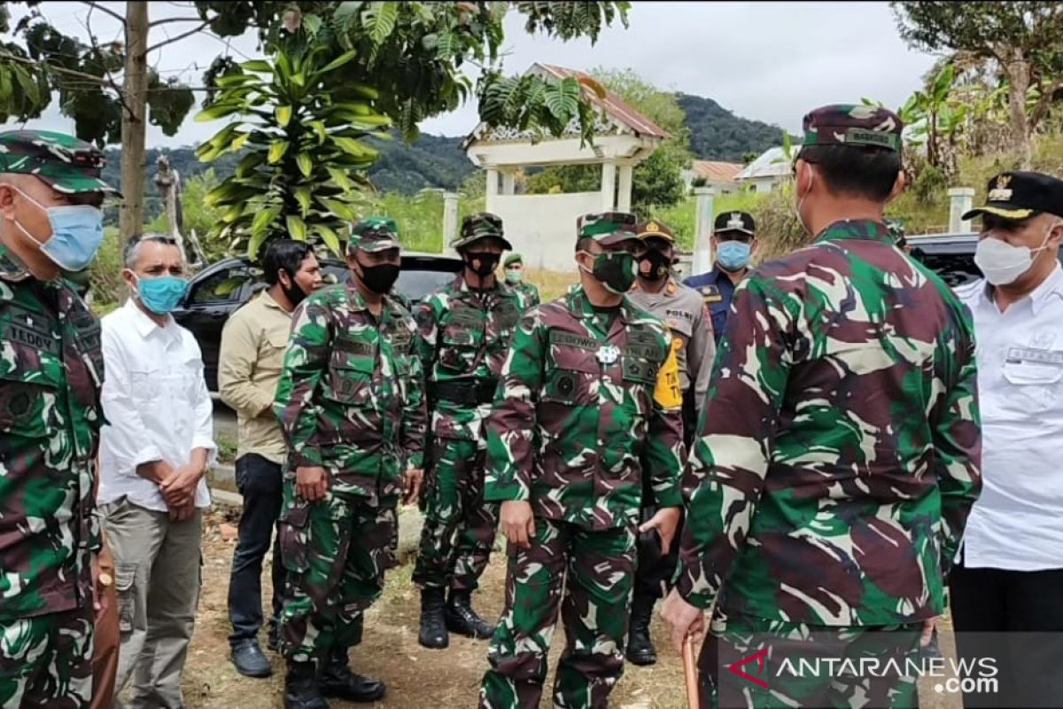 Ketua Pengawas TMMD Brigjen TNI Legowo tinjau kegiatan di Aceh Tengah