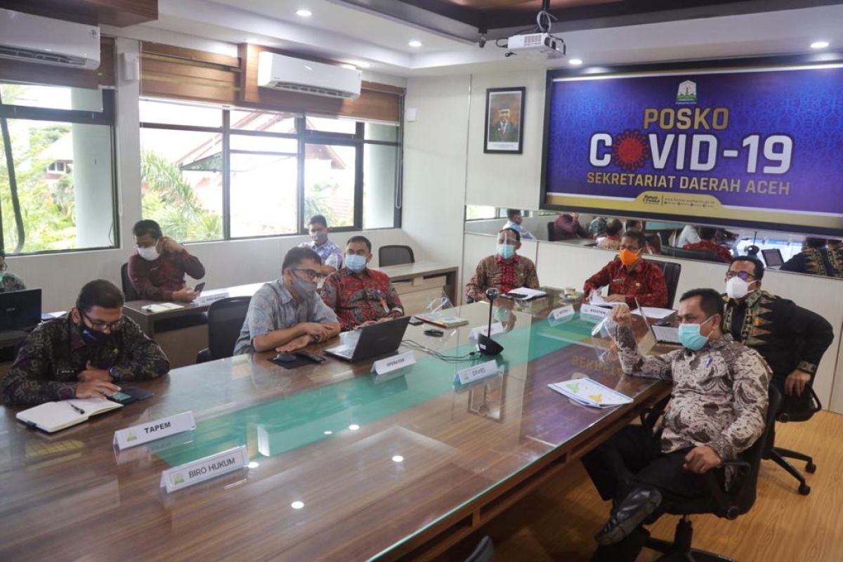 Optimalkan penanganan COVID-19, Pemerintah Aceh gelar rapat koordinasi