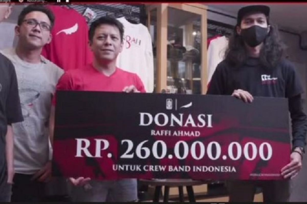 Noah berhasil kumpulkan donasi Rp700 juta untuk kru band Indonesia