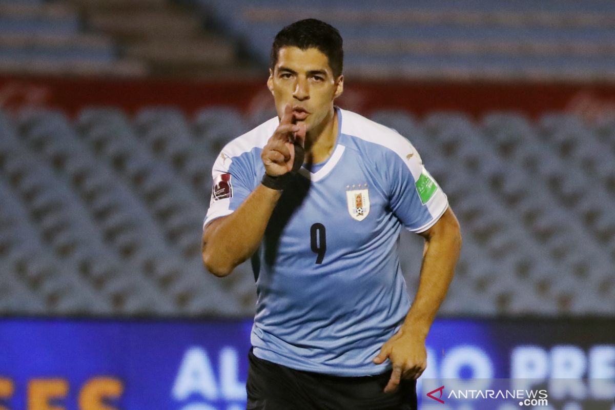 Uruguay awali penampilan di kualifikasi Piala  Dunia dengan kemenangan