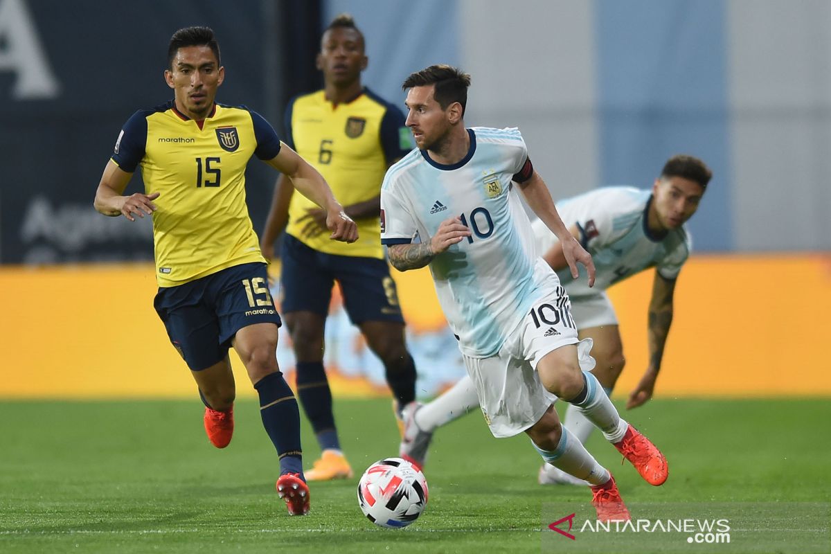 Tendangan penalti Messi menangkan Argentina atas Ekuador, kualifikasi Piala Dunia 2022