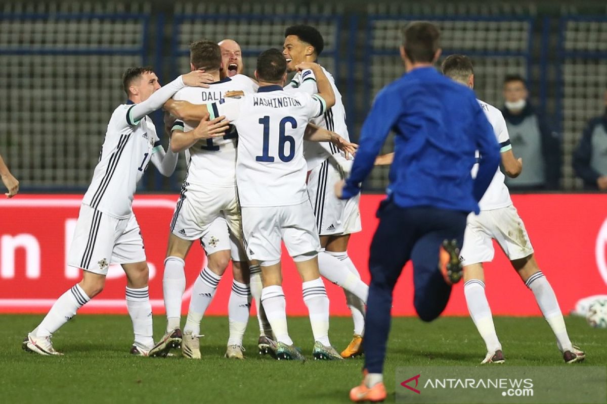 Irlandia Utara, Slowakia butuh adu penalti ke final playoff EURO jalur B