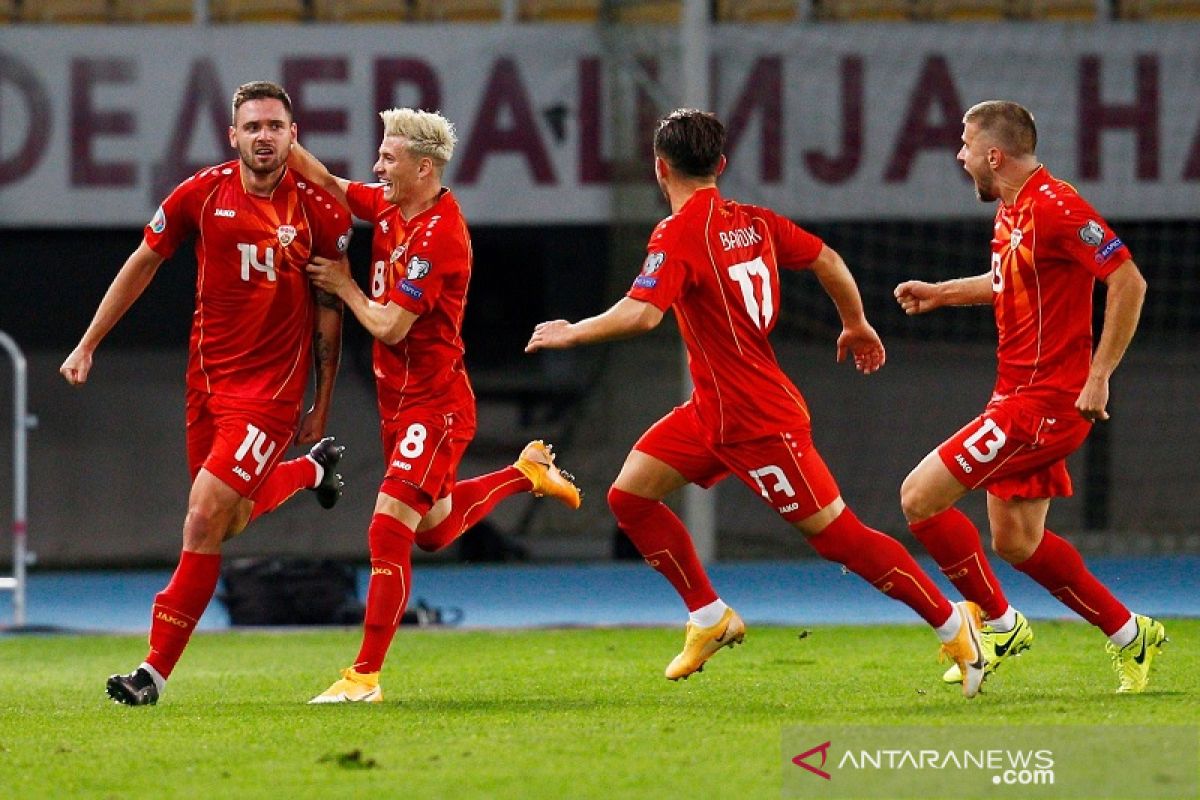 Kalahkan tamunya Kosovo, Makedonia tantang Georgia di final playoff EURO Jalur D