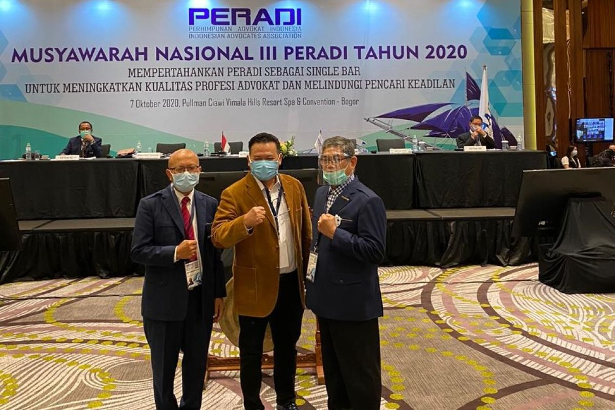 Otto Hasibuan terpilih jadi Ketum Peradi 2020-2025