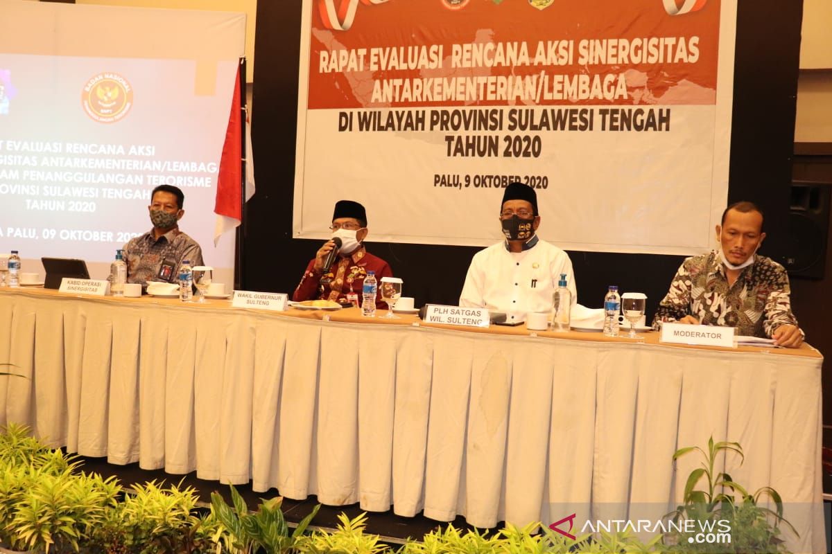 Wagub Sulteng  minta semua pihak bersinergi cegah terorisme