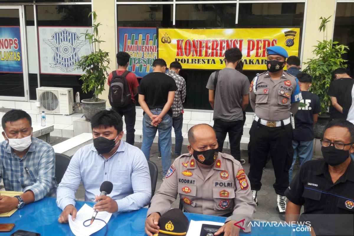 Polisi amankan 95 orang terlibat demonstrasi ricuh di Yogyakarta