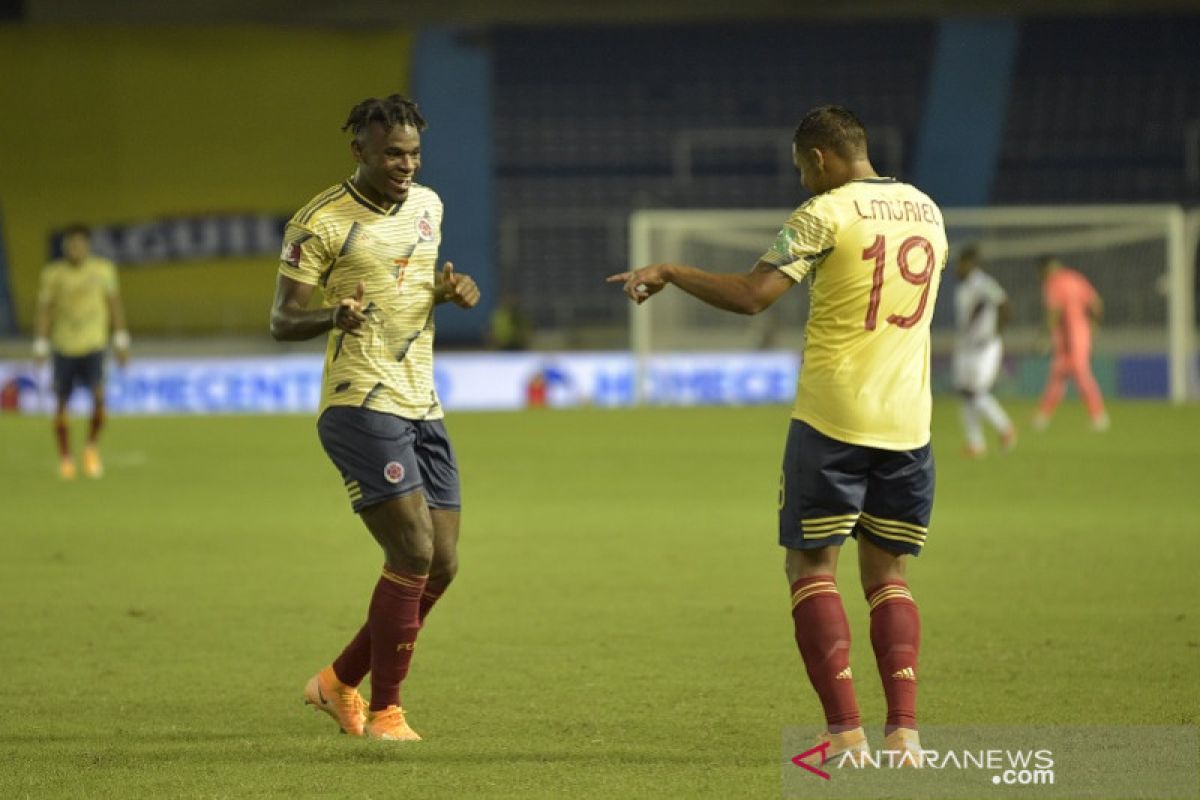 Kolombia gilas Venezuela 3-0 di kualifikasi Piala Dunia 2022